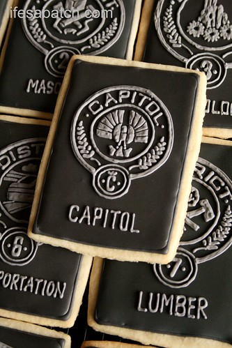 Hunger Games District Cookies.