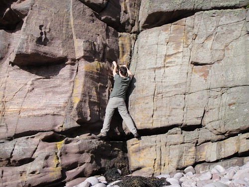 Bouldering at Red Point