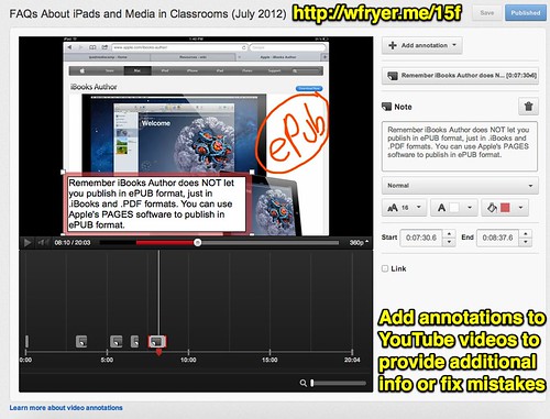 YouTube Video Annotations