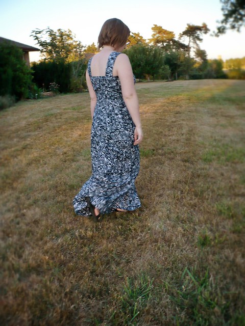 Colette Parfait dress, turned maxi!