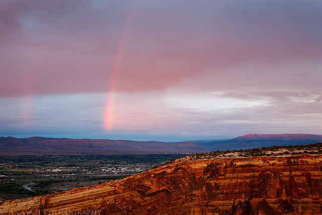 Rainbow Over the Valley