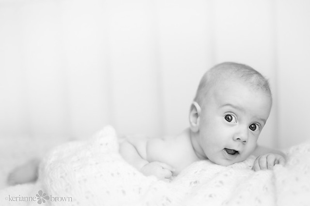 Wes at 3 Months - Newborn Kids Photography