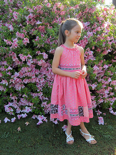 pink seeds Easter Dress