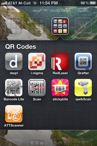My QR Code iPhone Apps