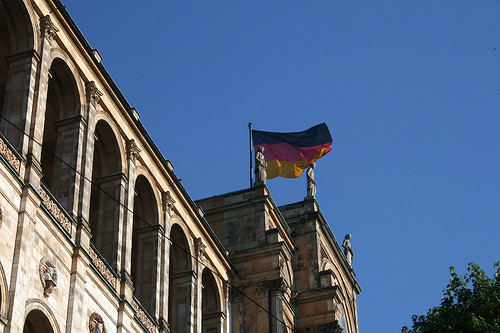 Deutsche Flagge - Bayrischer Landtag