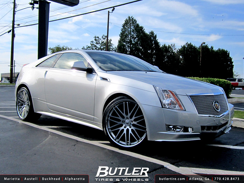 Cadillac CTS Coupe with 22in Lexani CVX44 Wheels