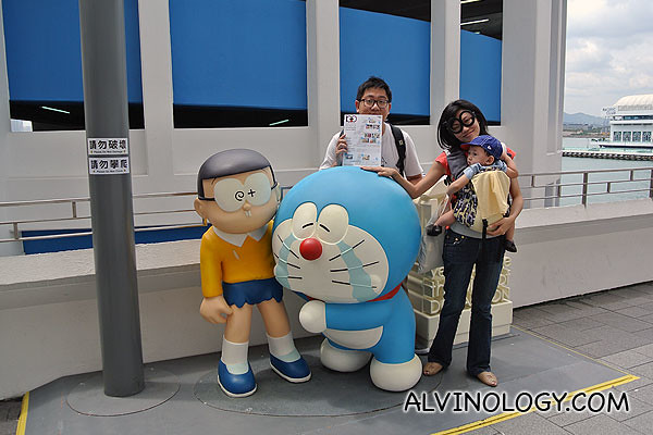The scene whereby Doraemon bid farewell to Nobita