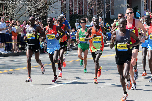 Front runners, 2012 Boston Marathon by Genny164