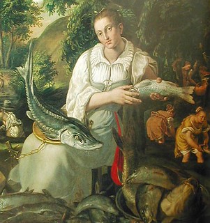 Vicenzo Campi: Fishmonger, 1580's Private collection