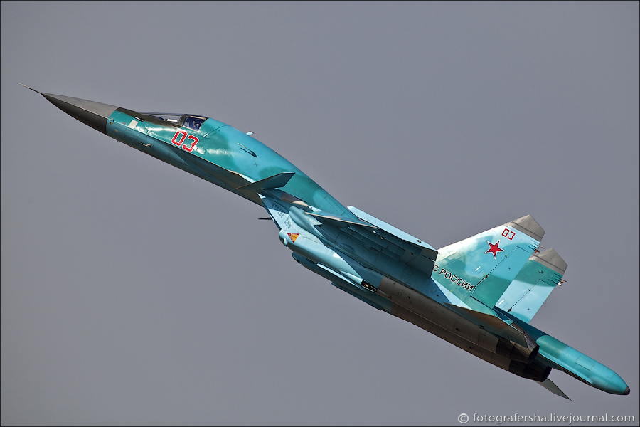 Су-34 на 100-летии ВВС 