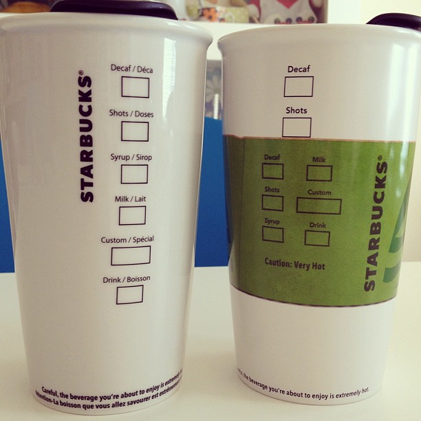 Glass Starbucks Mugs