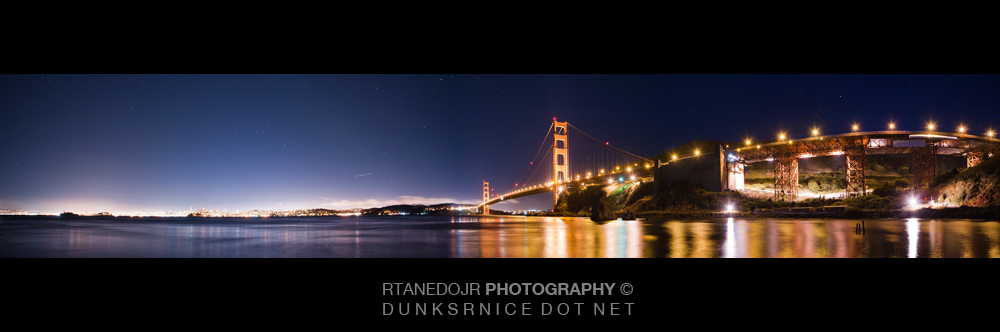Golden Gate Bridge, San Francisco Pano.