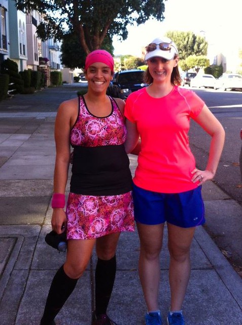 After our fun run through the Presidio. It was great meeting you and running with you!