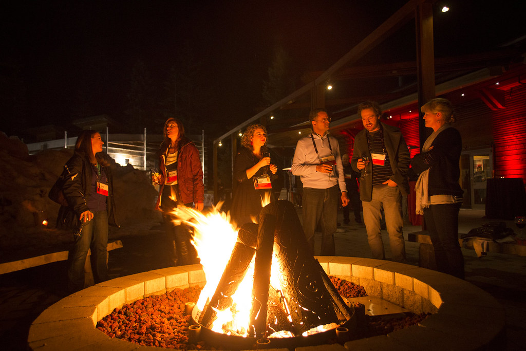 It's not TEDActive without a firepit