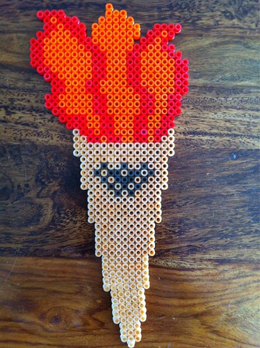 Hama Bead Sporting Torch for events held once every 4 years by bodies with no sense of fun who trademark things.