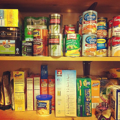 {thankful} in a time when so many are searching for food we have a stocked pantry. I wish I could have them all over for dinner.