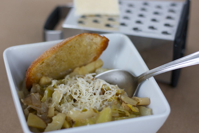 Cabbage, Potato and Leek Soup