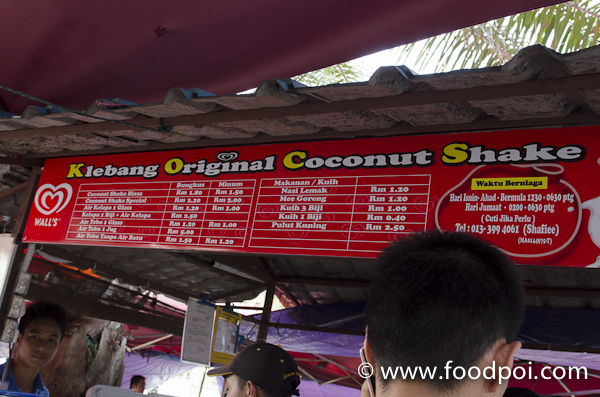 Coconut shake melaka klebang
