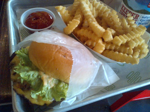 Shack Burger and Fries
