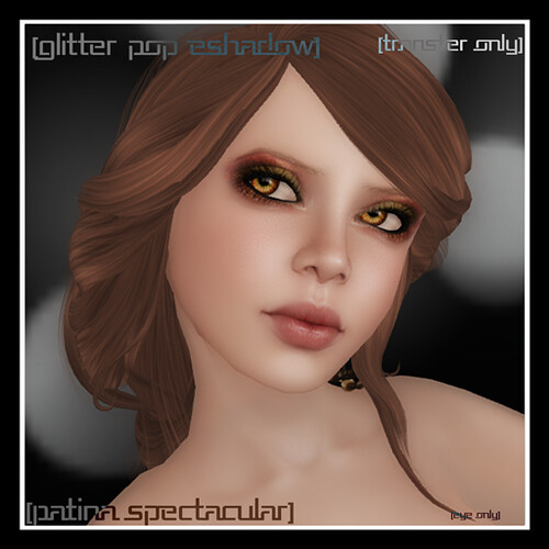 [mock] Glitter pop eShadow in Patina Spectacular by Mocksoup