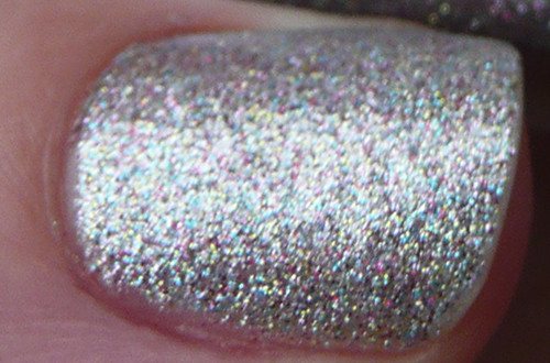silver multi glitter closeup