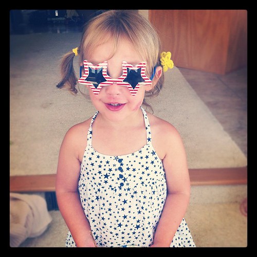 Ava & her upside down shades.  @jblankenship