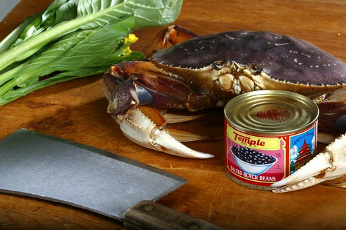 Crab with cleaver and blackbeans