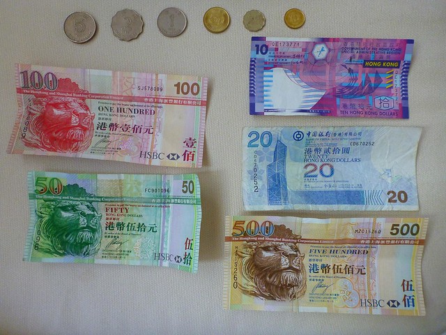 Hong Kong Money / Currency Notes and Coins