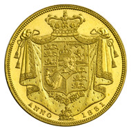 2 pound gold coin of William IV 1831