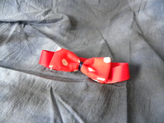 Red and White Bowtie