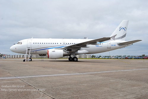 9H-MCE Airbus A319-115X by Jersey Airport Photography