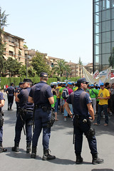 Protesta funcionarios. Granada, 13 Julio 2012