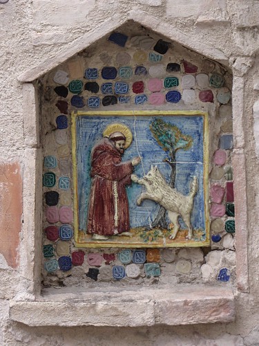 st. francis and the wolf
