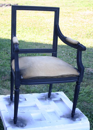 painted auction chair