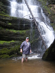 Stephen at Wright Creek Falls