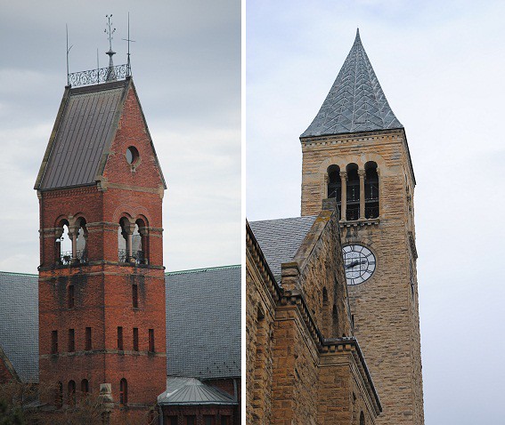 gorgeous towers at cornell university