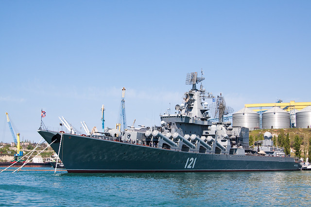 Russian Guided Missile Cruiser 121 "Moskva"