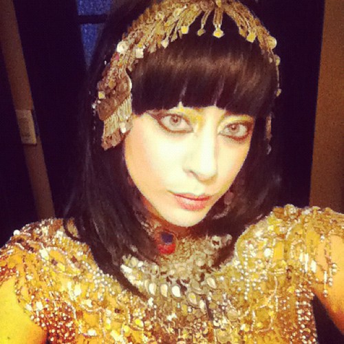 Workin' some Cleopatra real ness at Dr. Sketchy's ATX