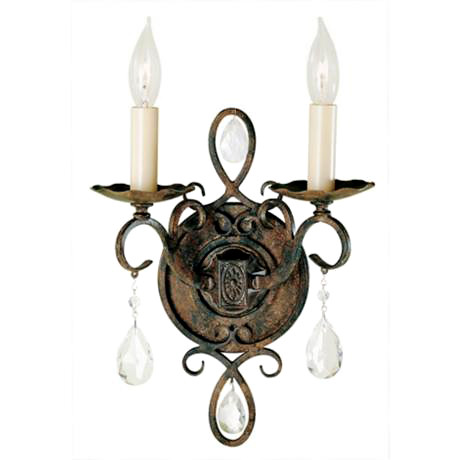 chateau collection two light wall sconce 12282 by Donna & Andrew