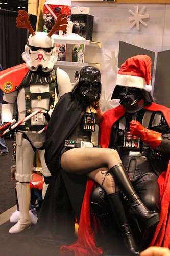 Santa Vader and Reindeer Storm Trooper - Star Wars Celebration VI