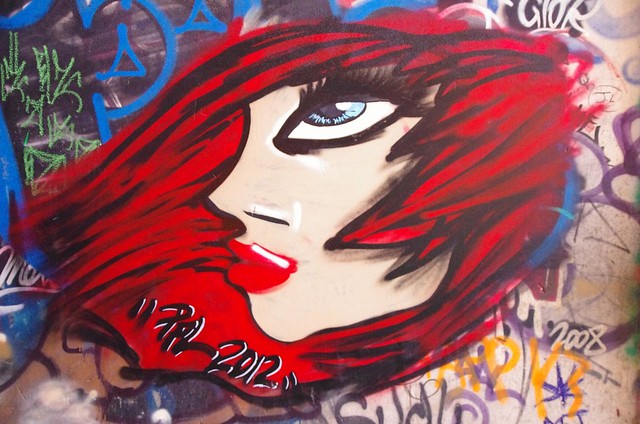 Redhead Girl - Melbourne Street Art