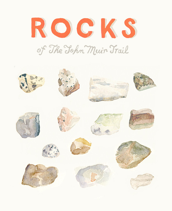 rocks of the jmt