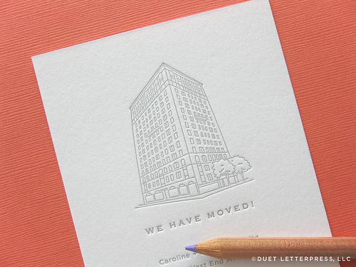custom house sketch moving announcements // no.33