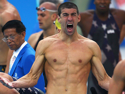 Michael Phelps Pose