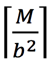 _M/b^2_