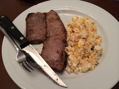 Steak & eggs for breakfast! by Guzilla