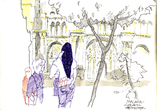 Malaga Sketchcrawl-Catedral