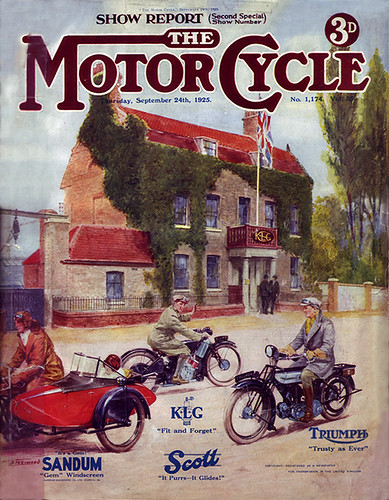 1925 Motor Cycle Cover by bullittmcqueen