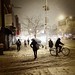 New York City Snow - Lower East Side - Delancey Street