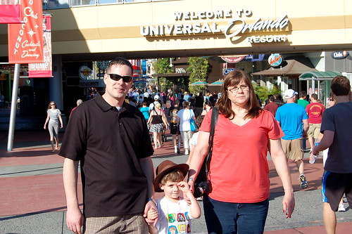 Universal Studios, Nana, Clark, and Jason